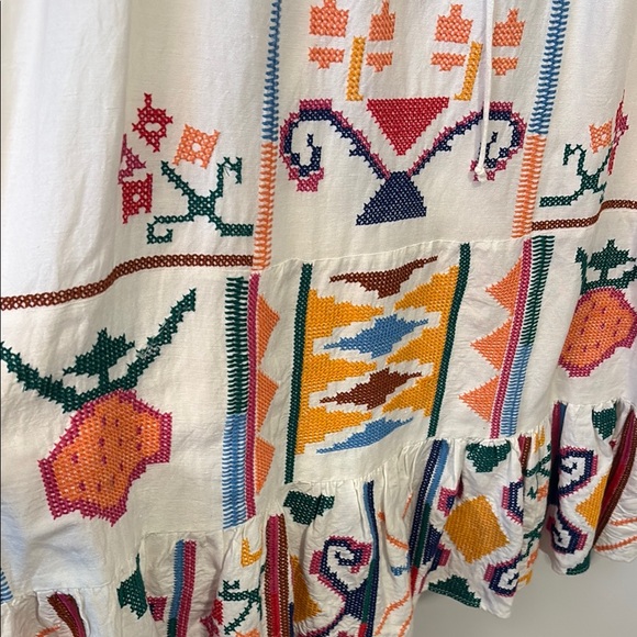 Farm Rio Embroidered Midi Dress - Picture 7 of 10